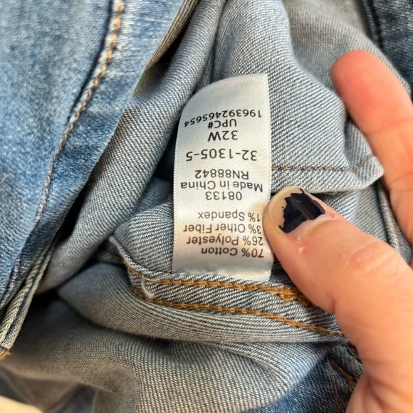 Woman Within Denim Jean Jacket Plus Size 32W XXXL Classic Preppy Teacher Comfort - Picture 13 of 13